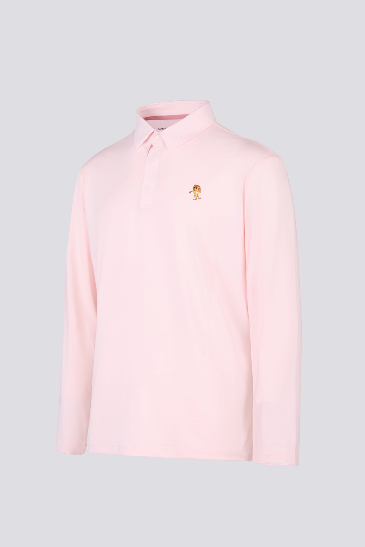 Long Sleeve Performance Polo – Blush Pink | Lion Collection