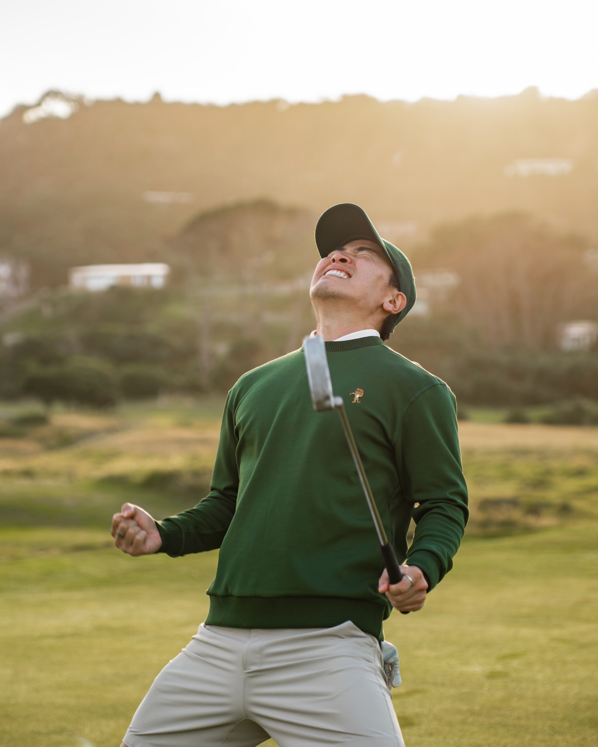 Premium Crewneck – Heritage Green | Lion Collection