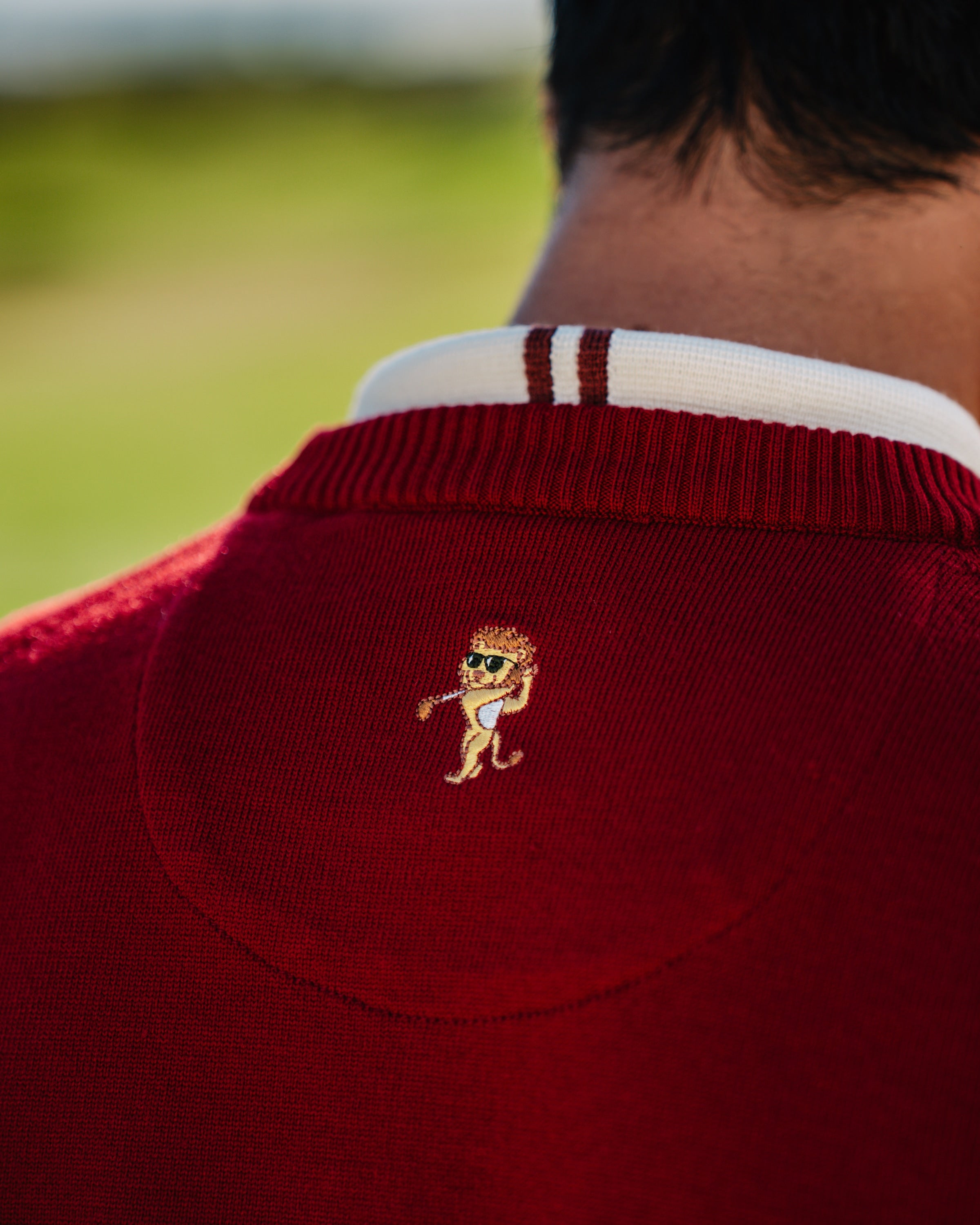 Lightweight Knit Sweater – Merlot | Lion Collection