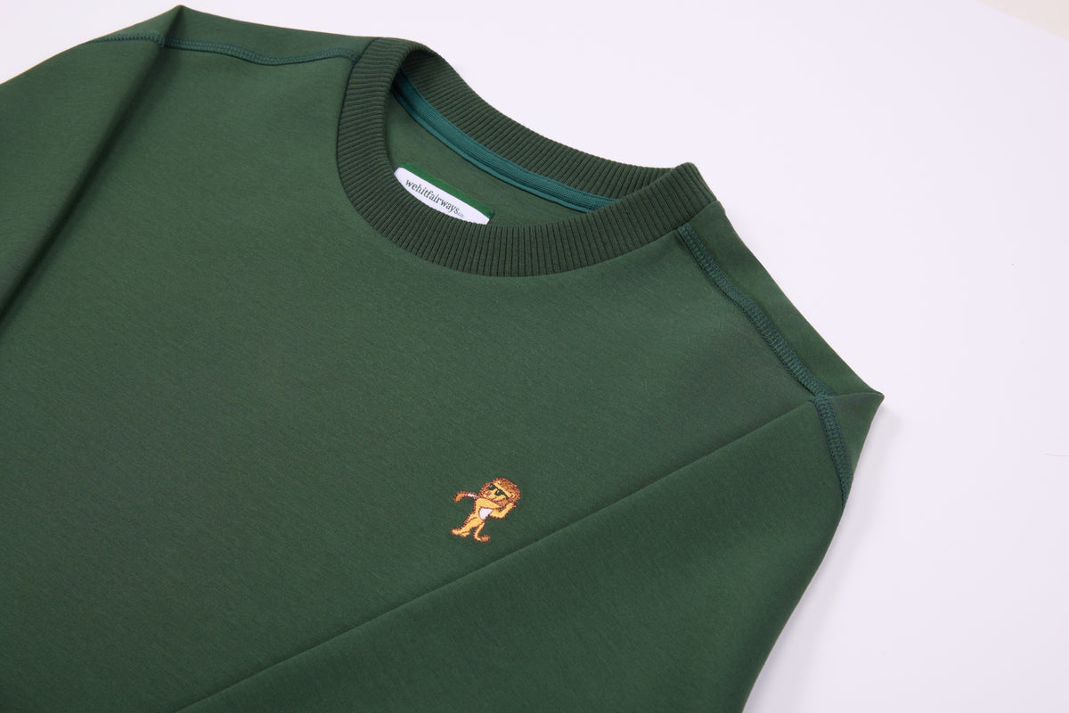 Premium Crewneck – Heritage Green | Lion Collection