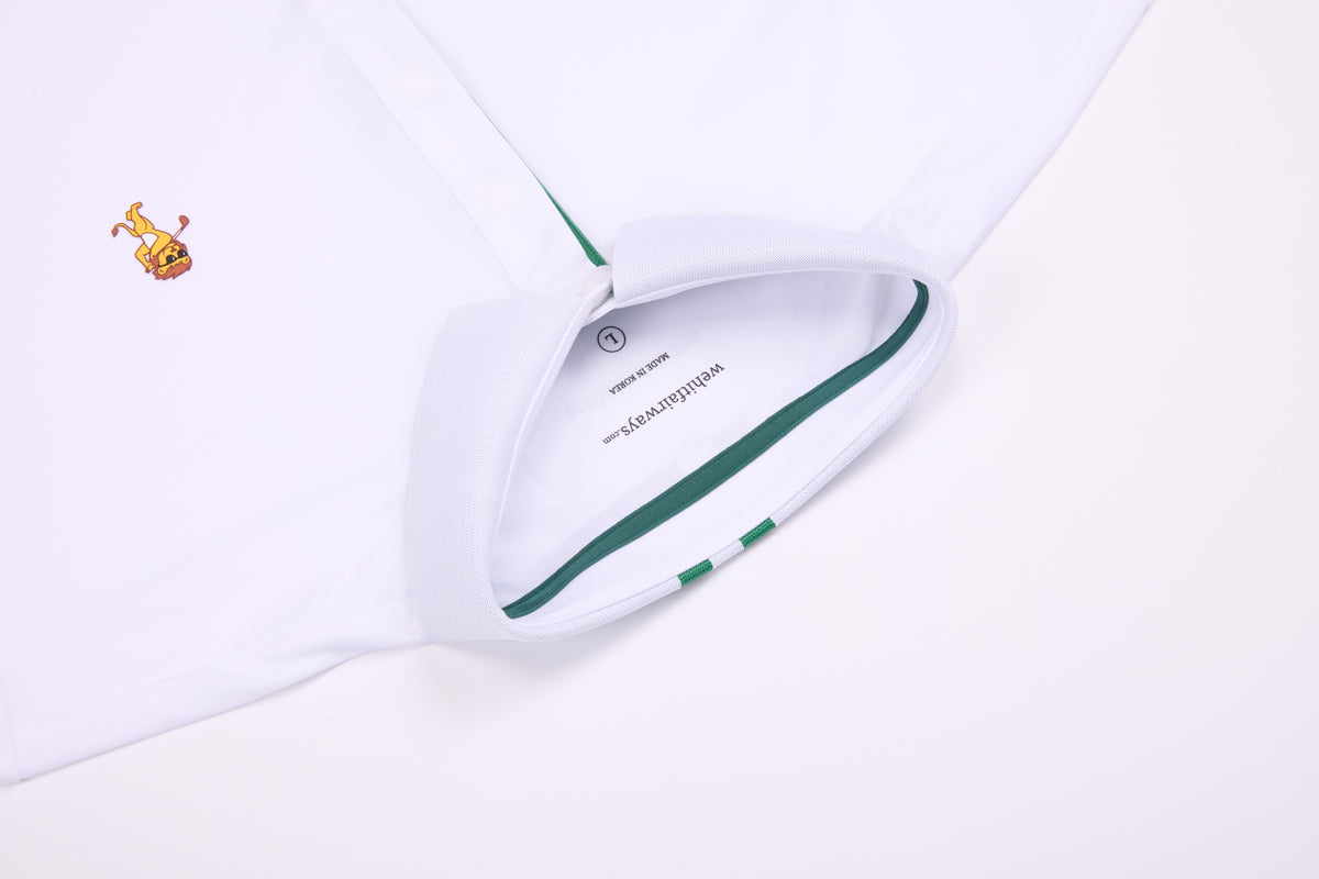 Performance Polo – Arctic White | Lion Collection