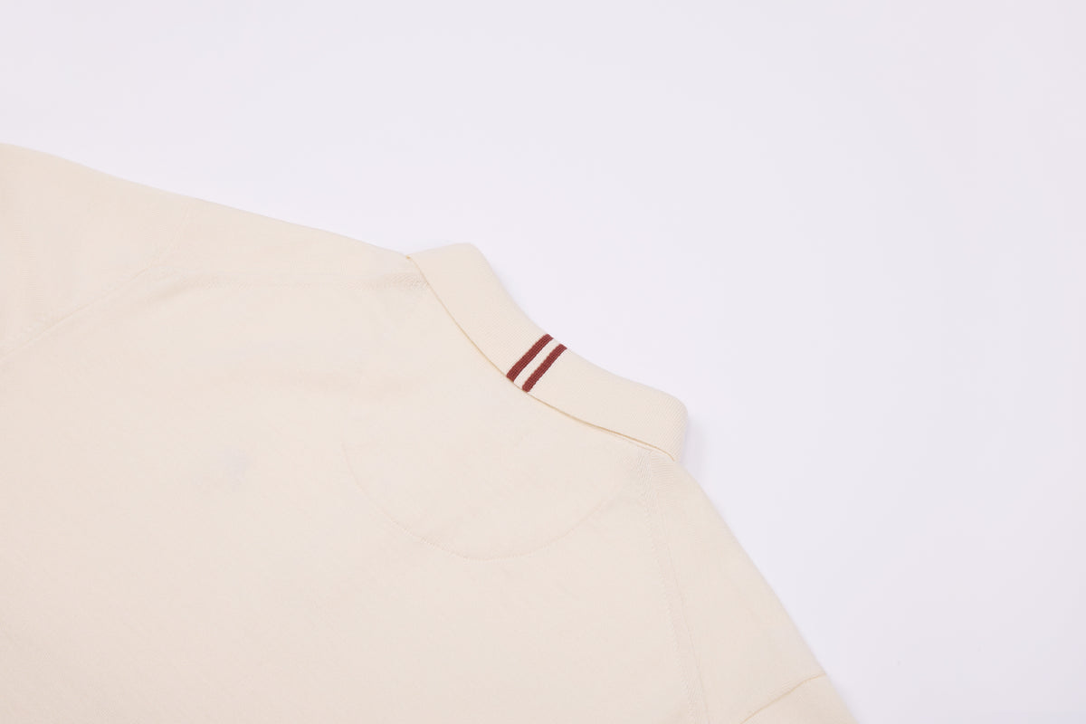 Performance Knit Polo – Ivory | Lion Collection