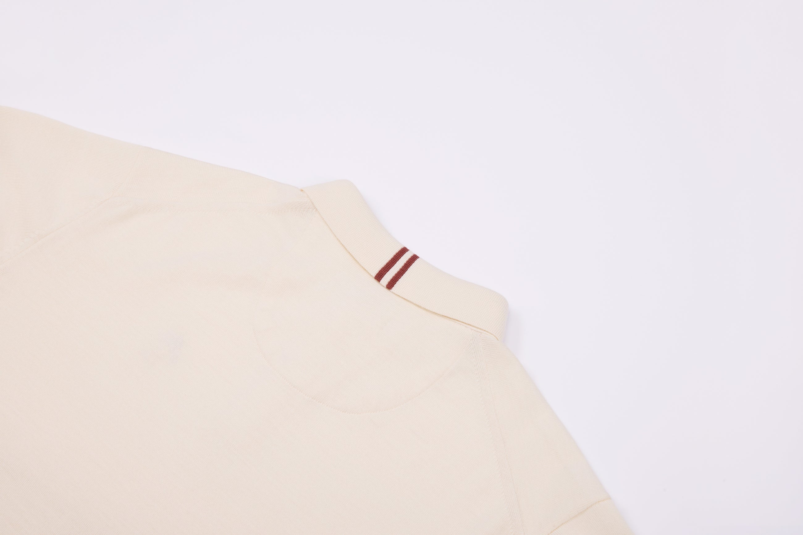 Performance Knit Polo – Ivory | Lion Collection