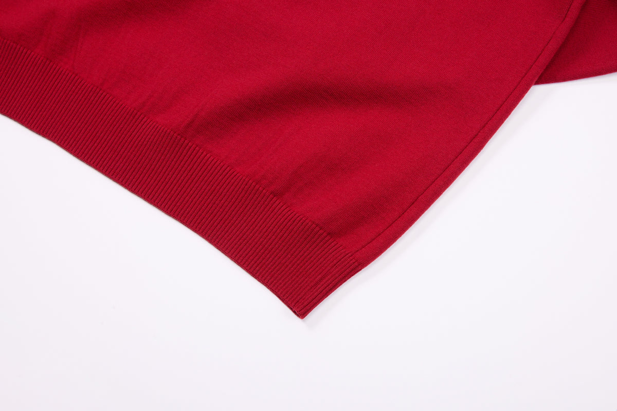 Lightweight Knit Sweater – Merlot | Lion Collection