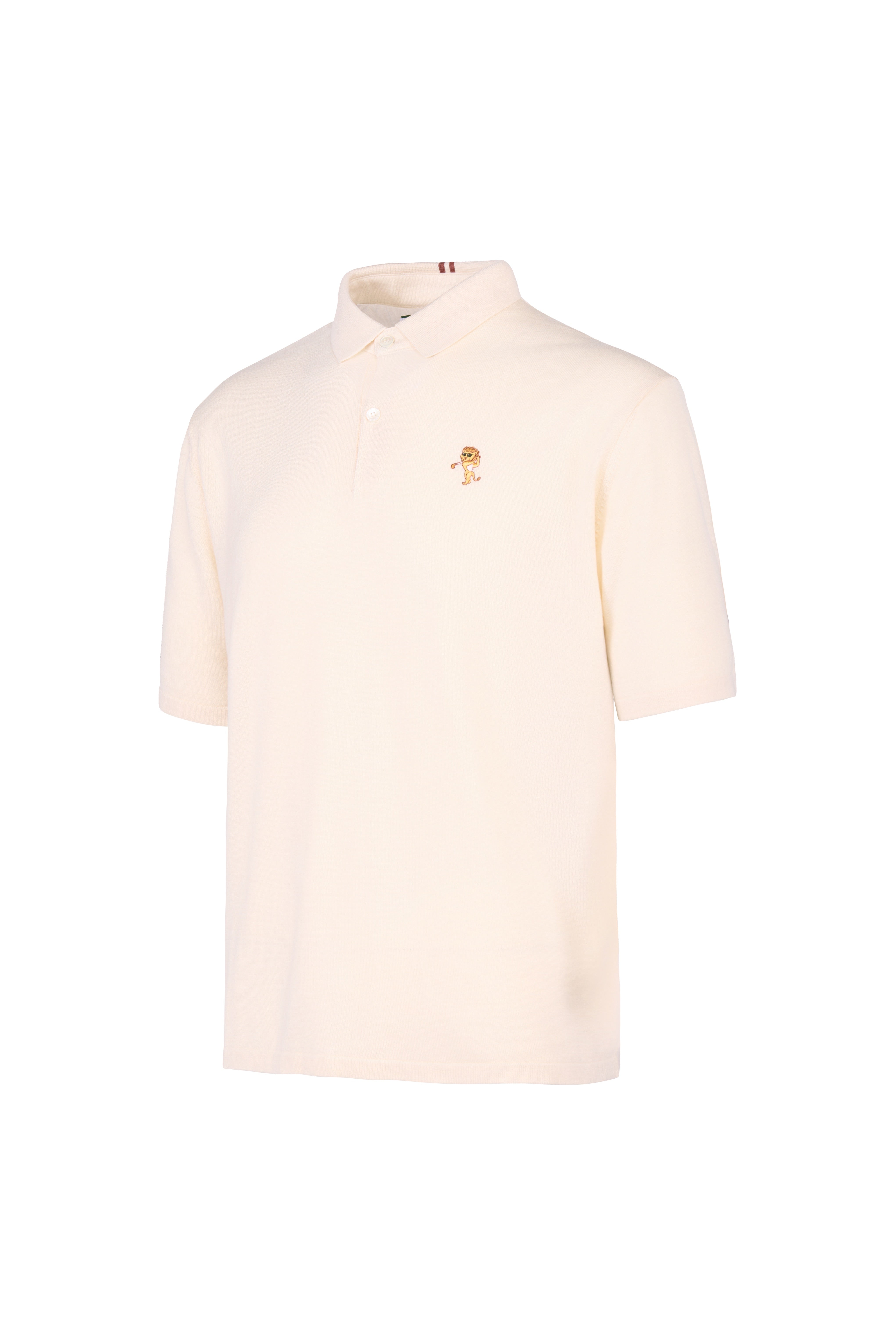 Performance Knit Polo – Ivory | Lion Collection | wehitfairways