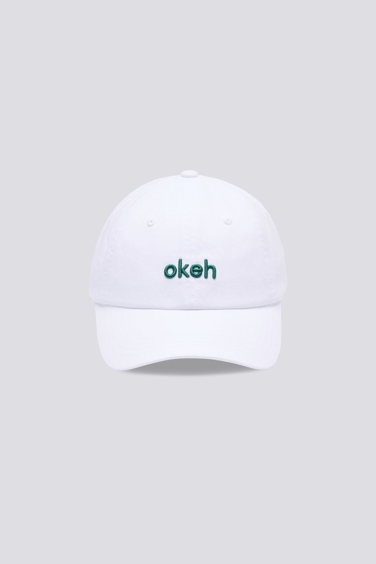 Okeh™ Dad Cap (Unstructured) - White