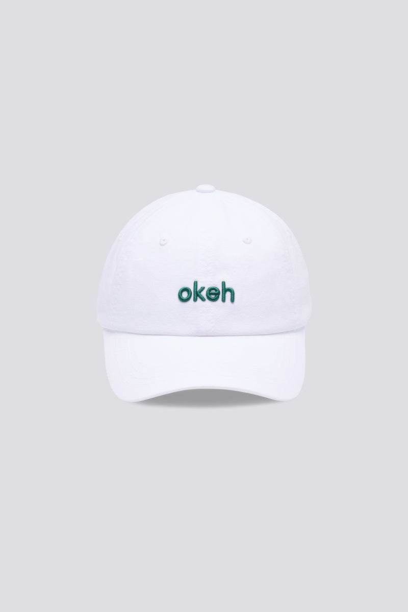 Okeh™ Dad Cap (Unstructured) - White