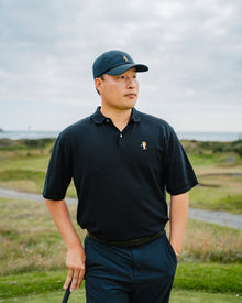 Performance Knit Polo – Onyx | Lion Collection