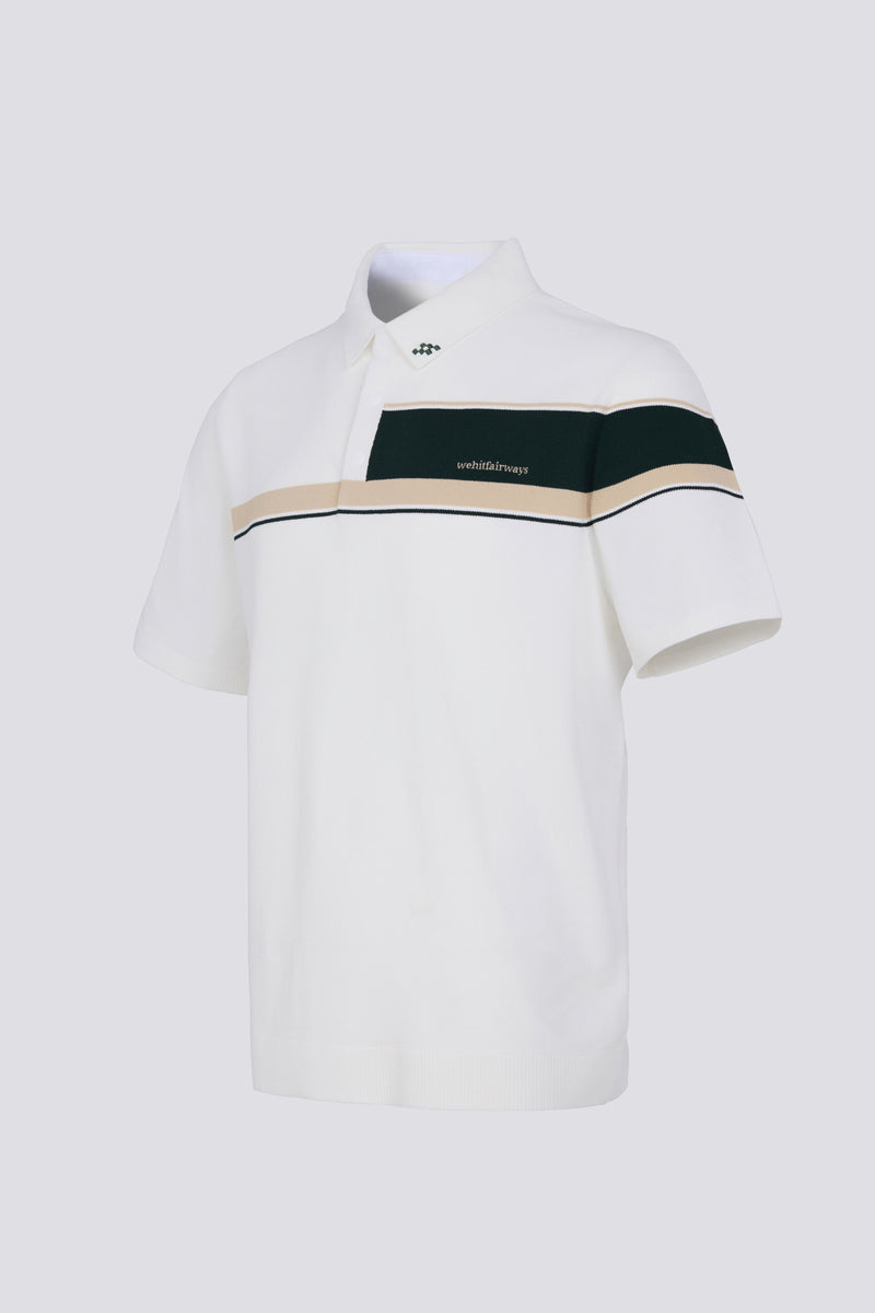Polo SS (Design 2) — Heritage White