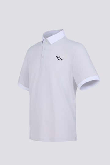 LIGHTWEIGHT DUOTONE POLO - CLOUD GREY