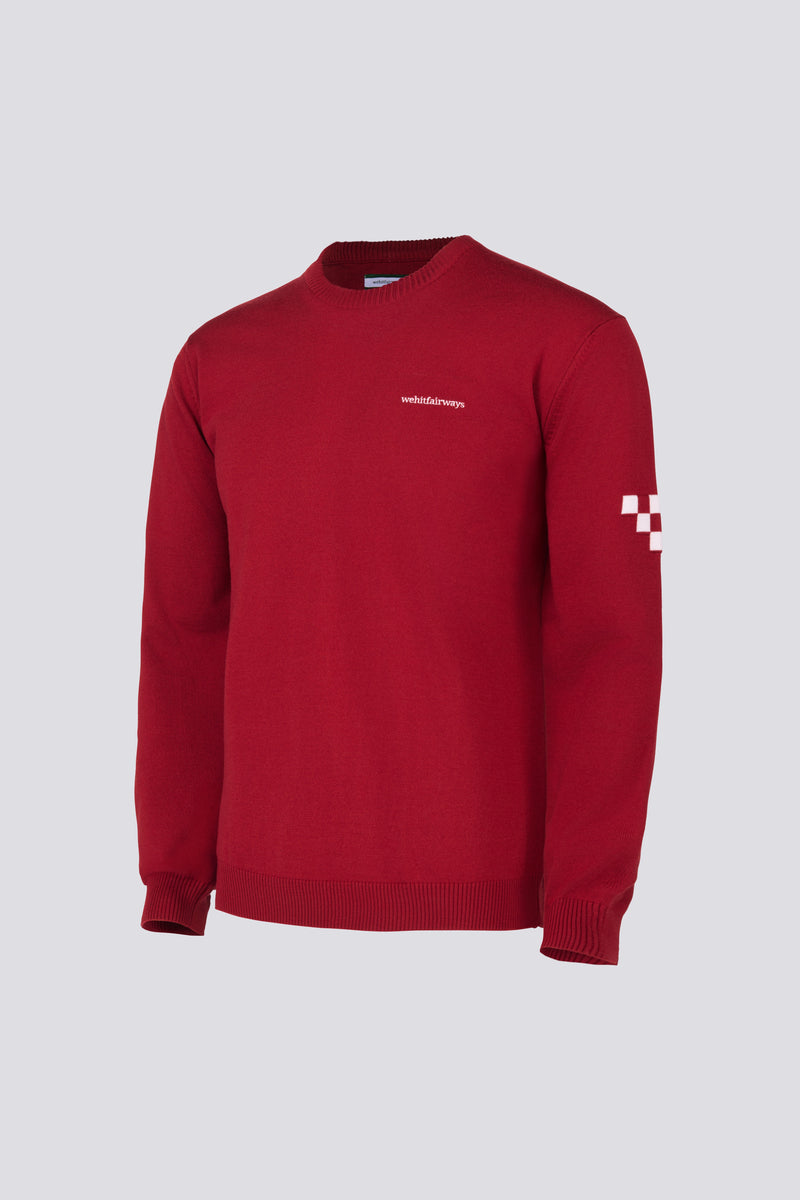 Lightweight Knit Sweater – Merlot | Lion Collection