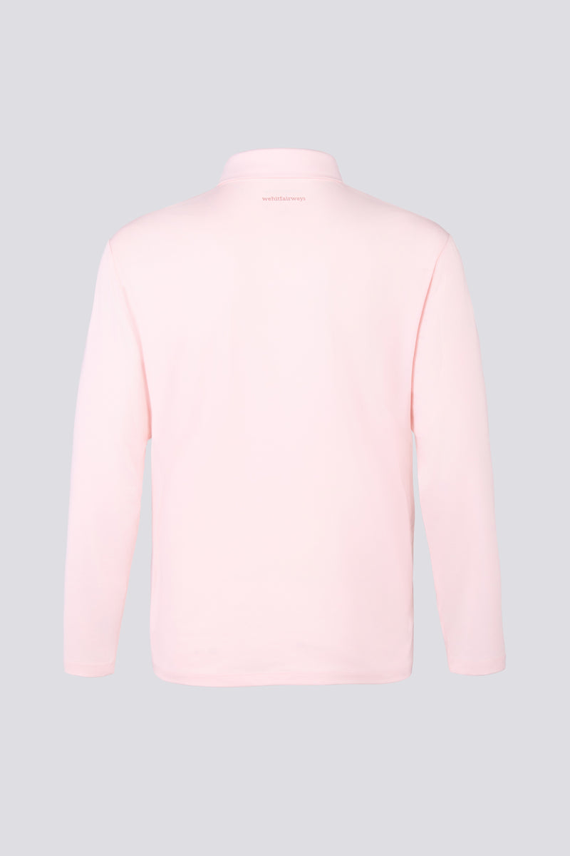 Long Sleeve Performance Polo – Blush Pink | Lion Collection