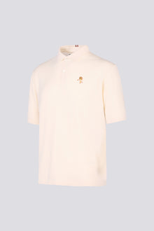 Performance Knit Polo – Ivory | Lion Collection