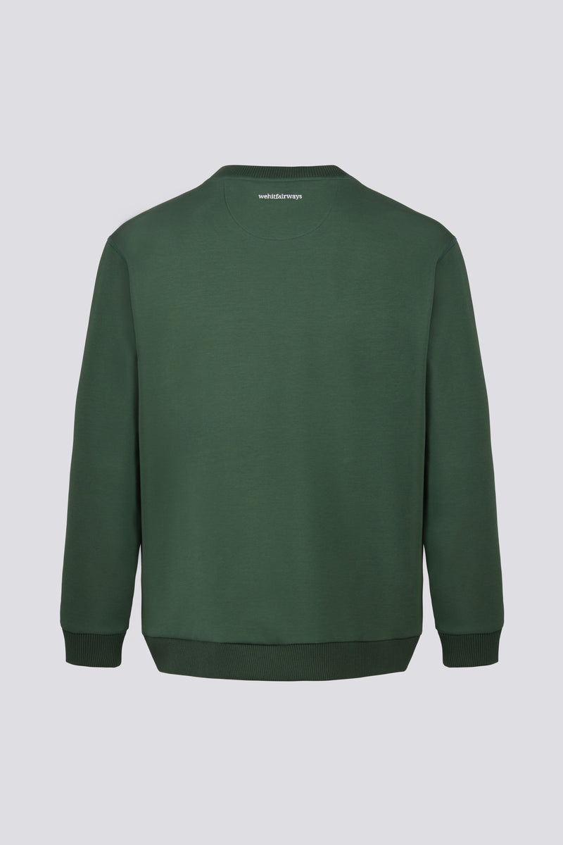 Premium Crewneck – Heritage Green | Lion Collection