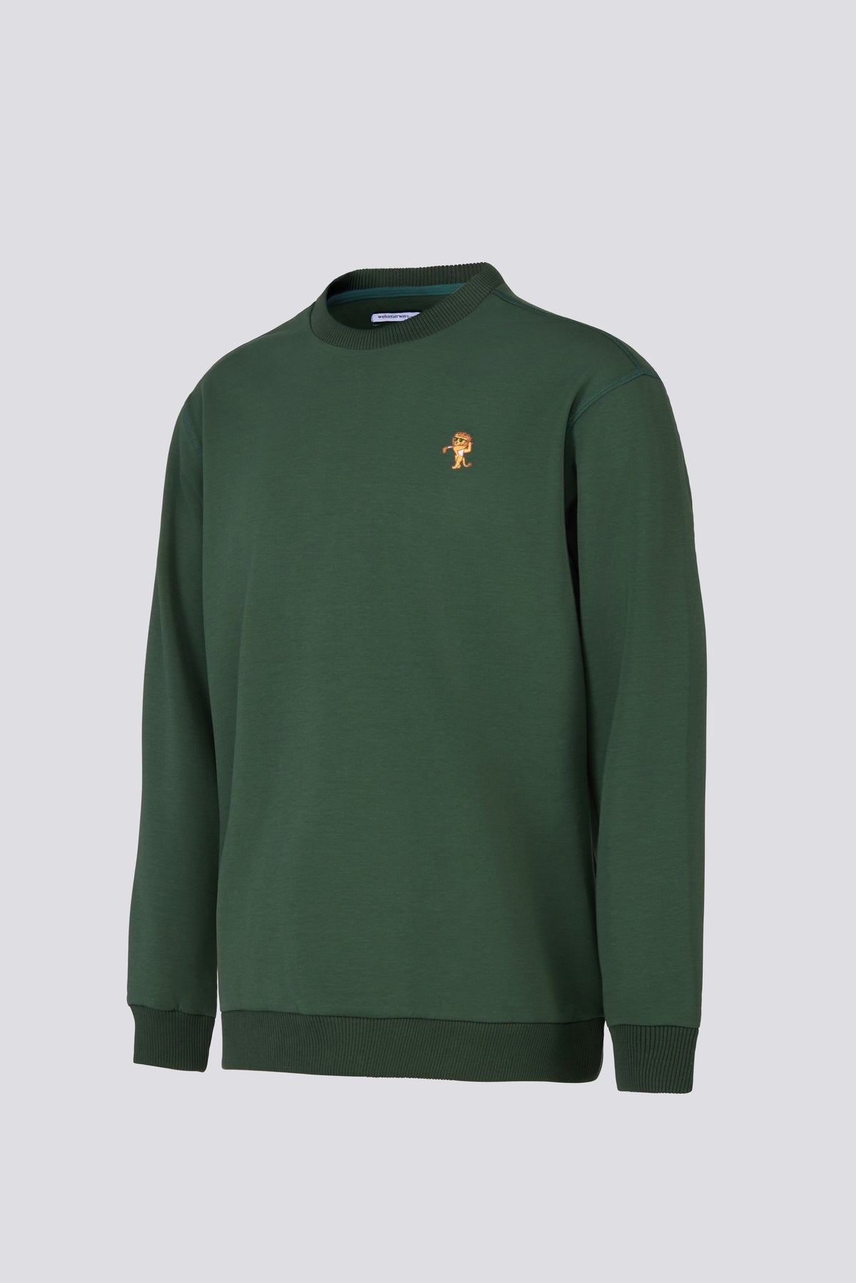 Premium Crewneck – Heritage Green | Lion Collection