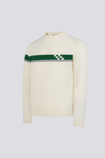 Tour Knit Sweater – Ivory | Champions Collection