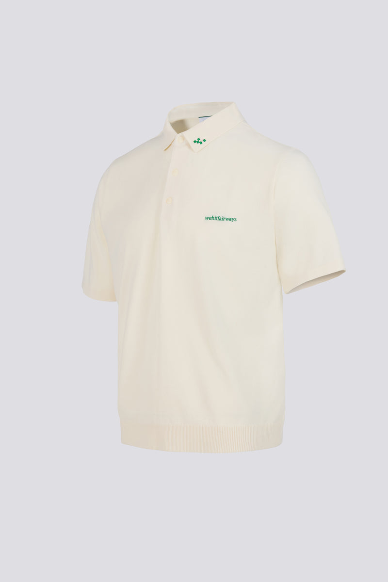 Knit Polo – Sandstone Beige | Champions Collection