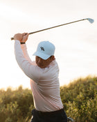 Long Sleeve Performance Polo – Blush Pink | Lion Collection