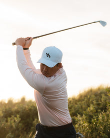 Long Sleeve Performance Polo – Blush Pink | Lion Collection