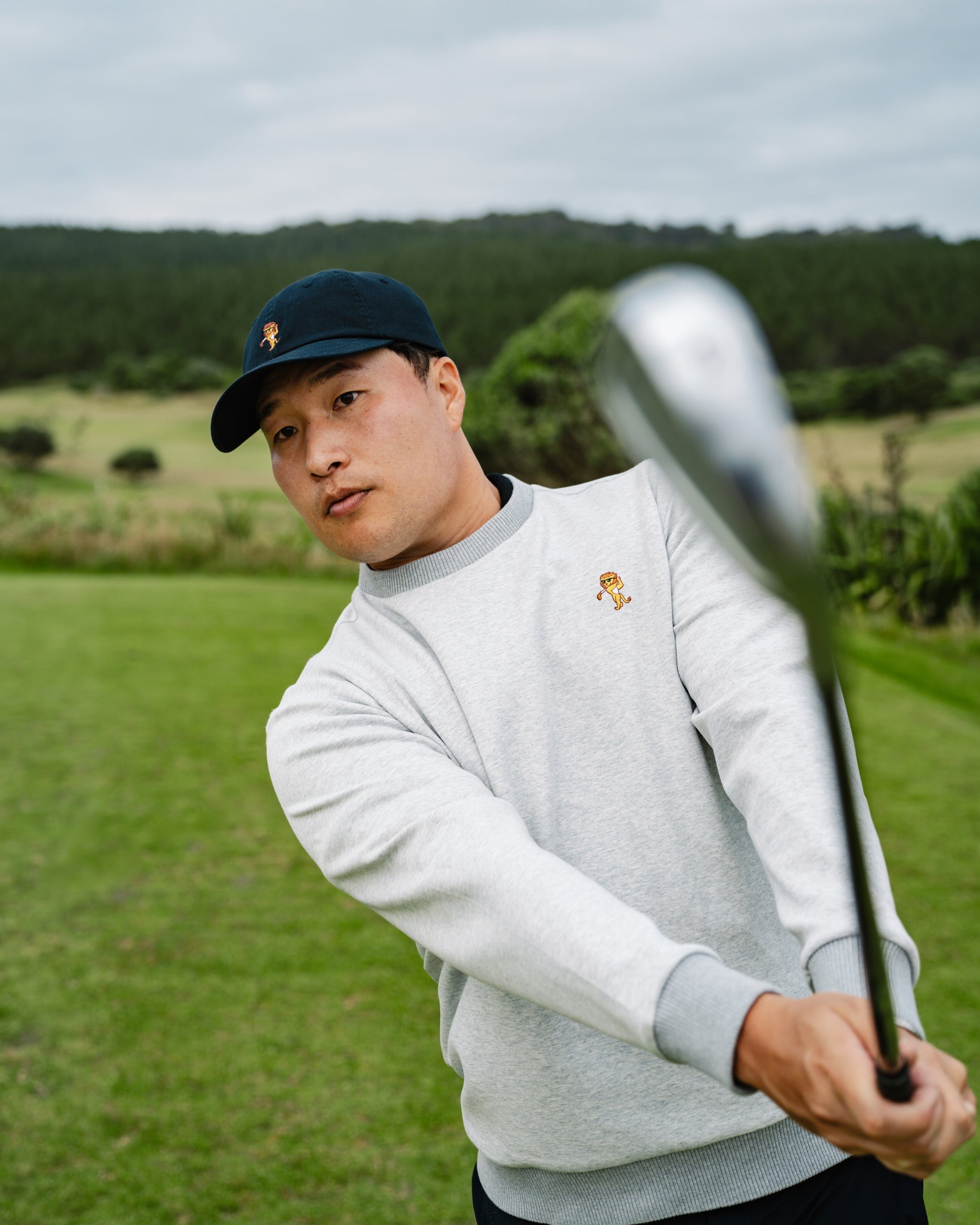 Premium Crewneck – Mist | Lion Collection