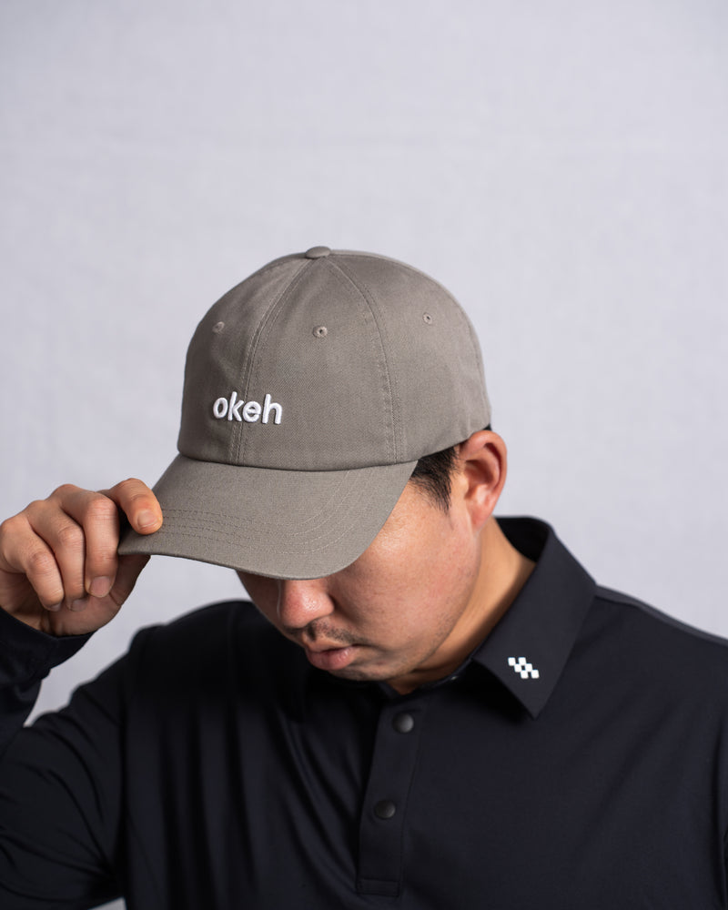 Okeh™ Dad Cap (Unstructured) - Grey