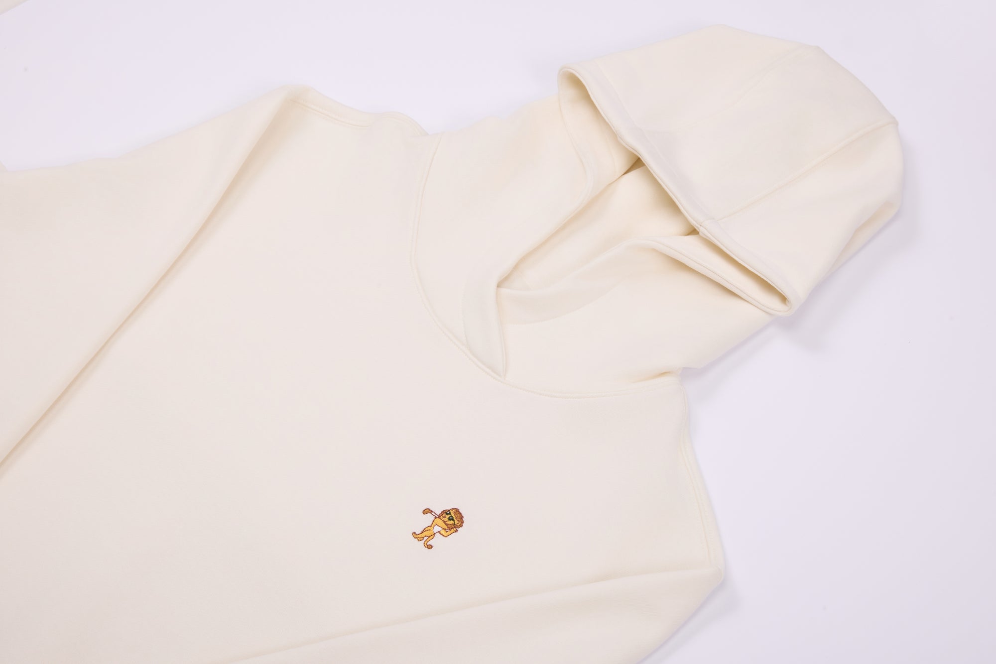 Premium Hoodie – Ivory | Lion Collection