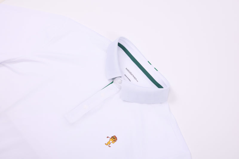 Performance Polo – Arctic White | Lion Collection
