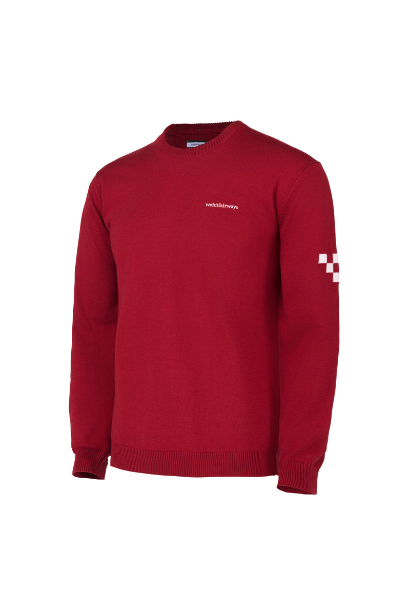 Lightweight Knit Sweater – Merlot | Lion Collection