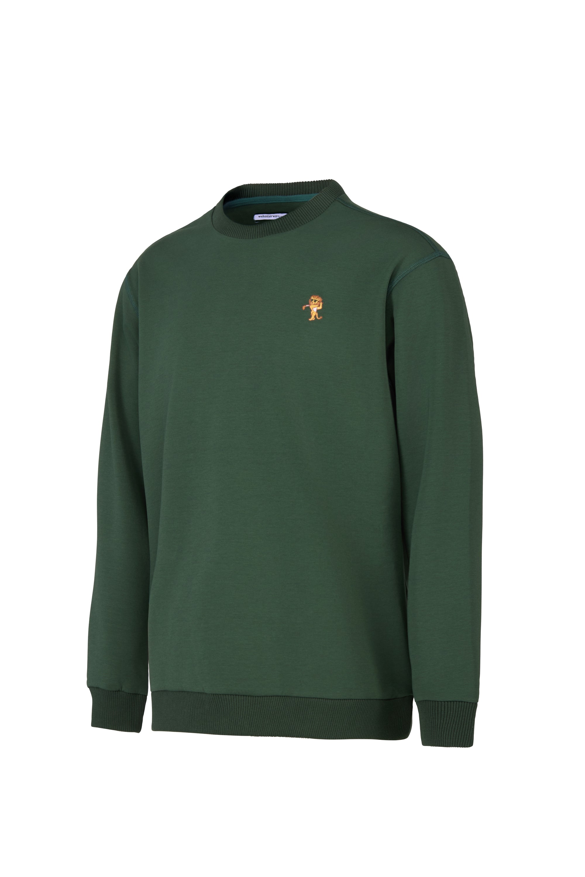 Premium Crewneck – Heritage Green | Lion Collection