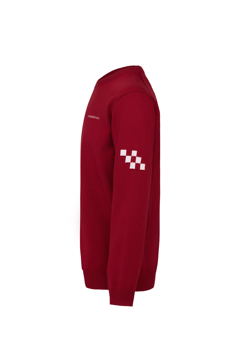 Lightweight Knit Sweater – Merlot | Lion Collection