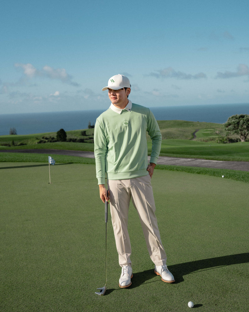 WHF EMBLEM CREWNECK - LIGHT GREEN
