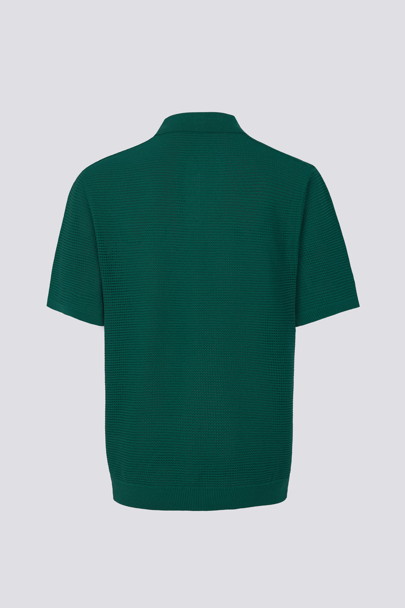 THE WAFFLE POLO - EMERALD
