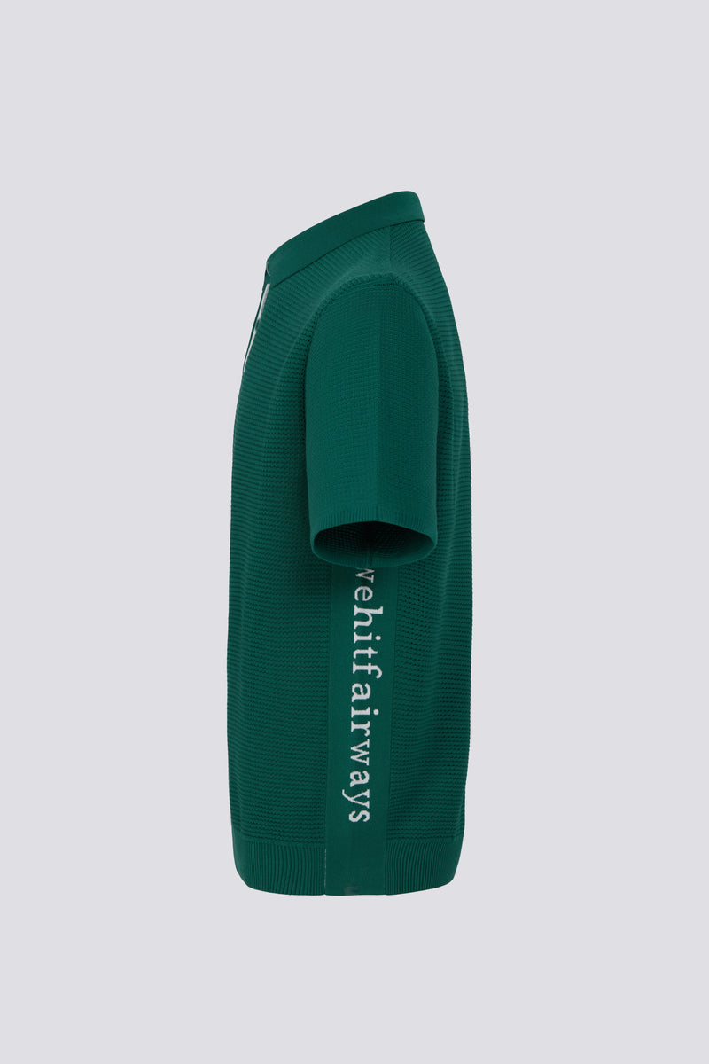 THE WAFFLE POLO - EMERALD