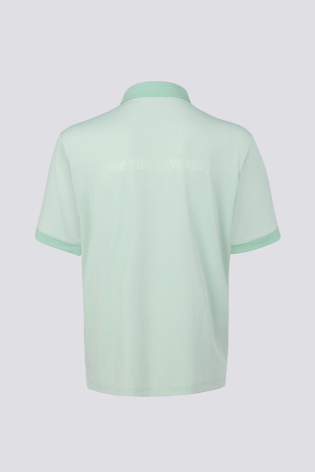LIGHTWEIGHT DUOTONE POLO - PISTACHIO GREEN
