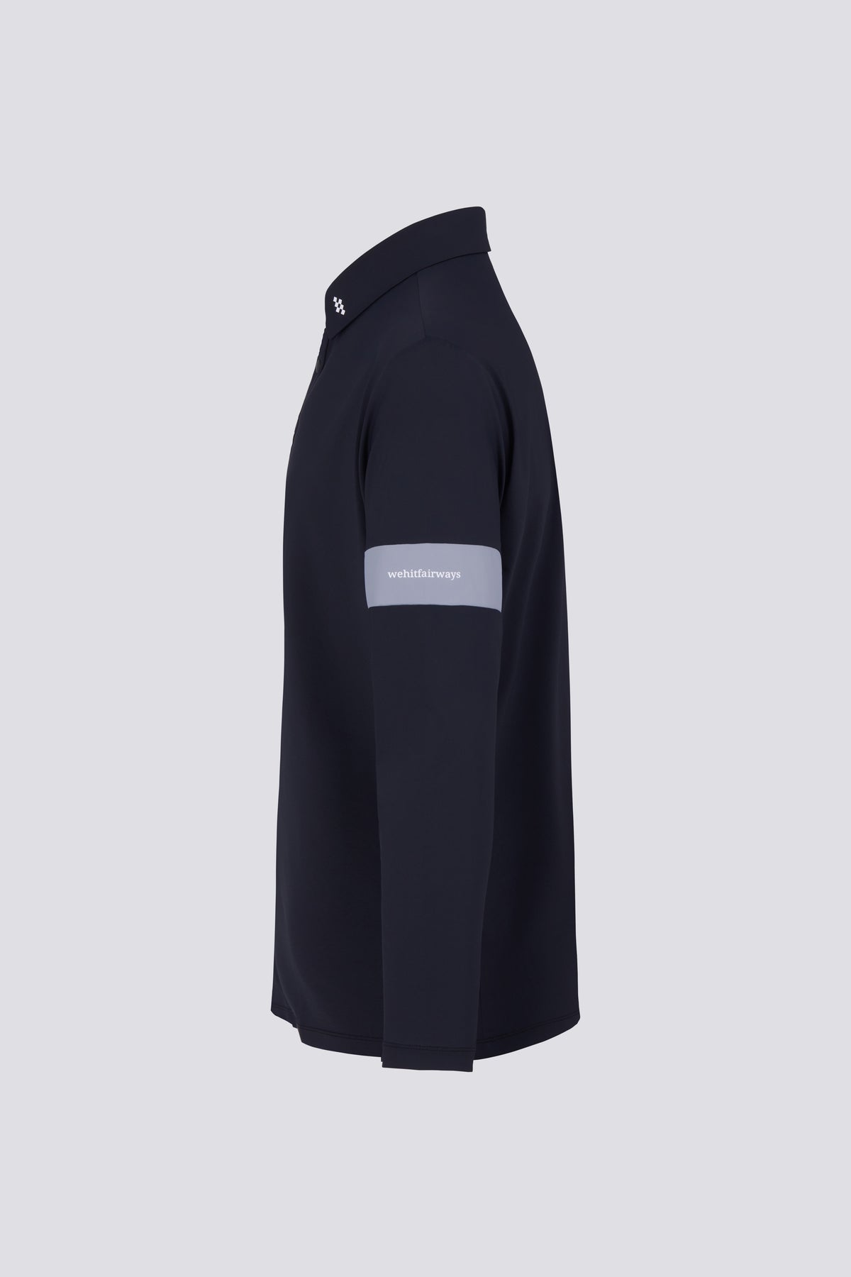 THE ASIAN LONG SLEEVE POLO - ONYX