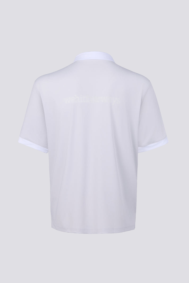 LIGHTWEIGHT DUOTONE POLO - CLOUD GREY
