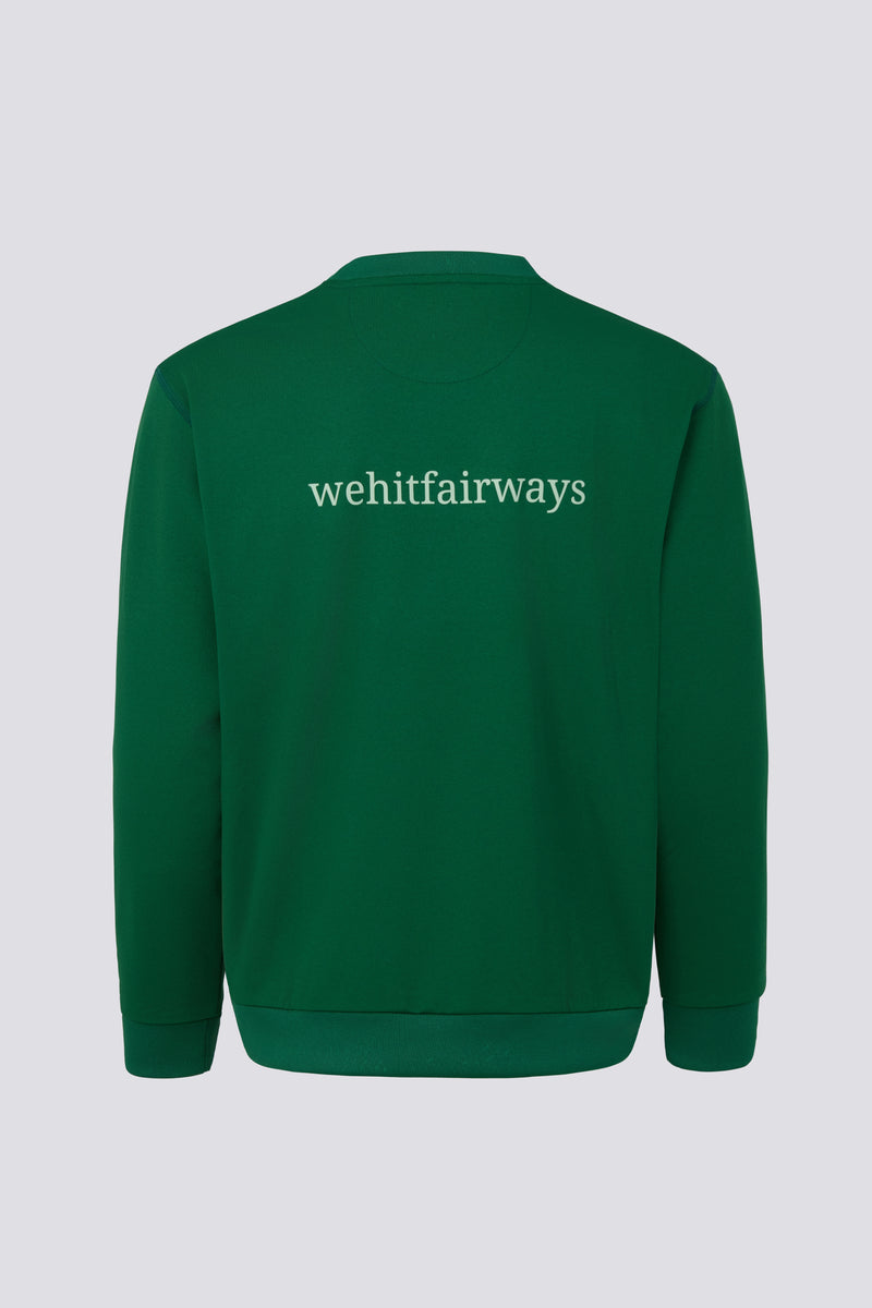 WHF EMBLEM CREWNECK - SIGNATURE GREEN