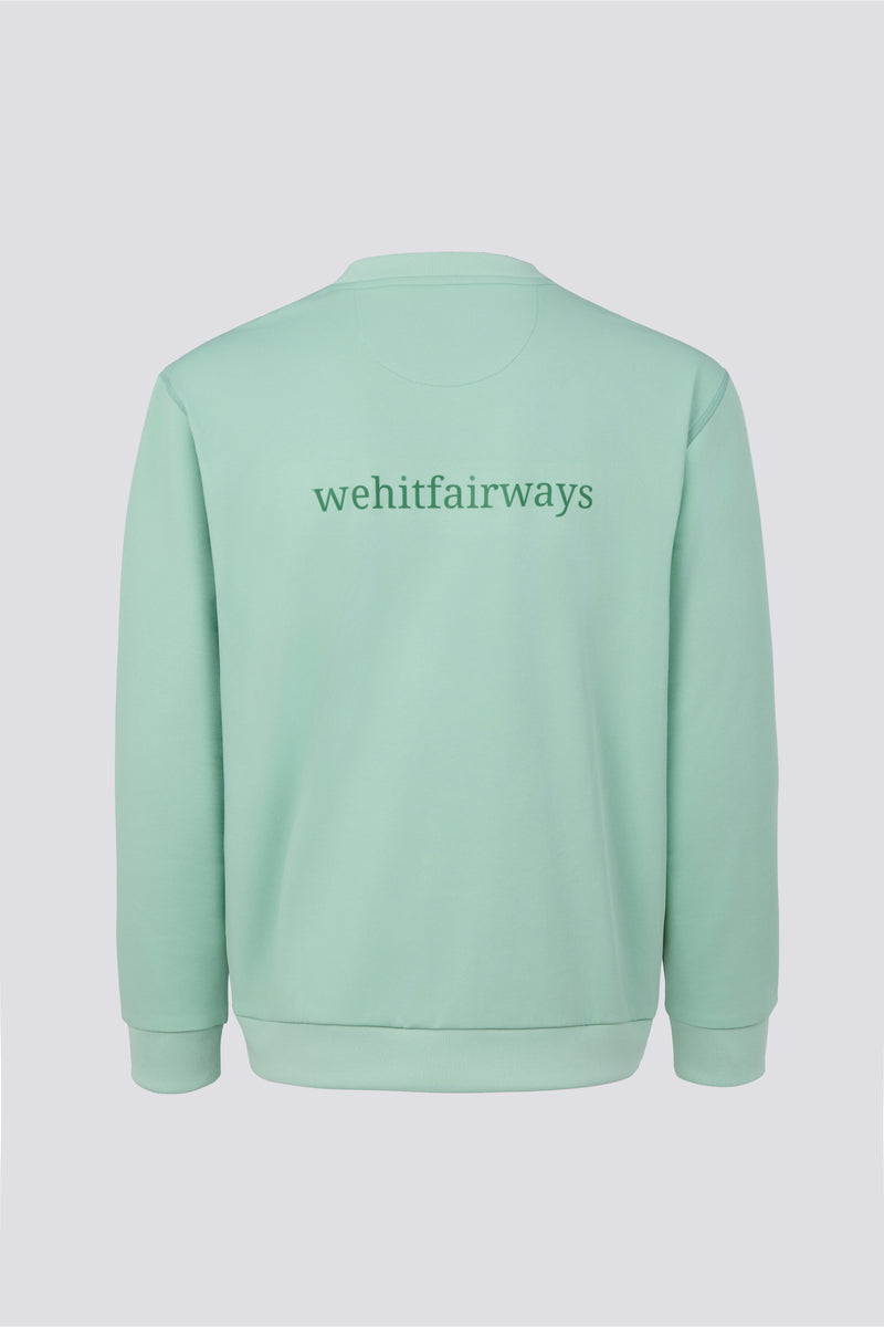 WHF EMBLEM CREWNECK - LIGHT GREEN