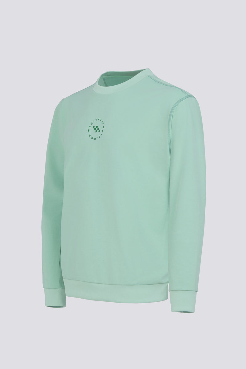 WHF EMBLEM CREWNECK - LIGHT GREEN